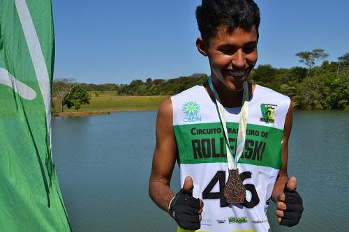 Atleta ainda foi o segundo melhor sul-americano e nono colocado da prova no geral / Foto: Divulgação/CBDN